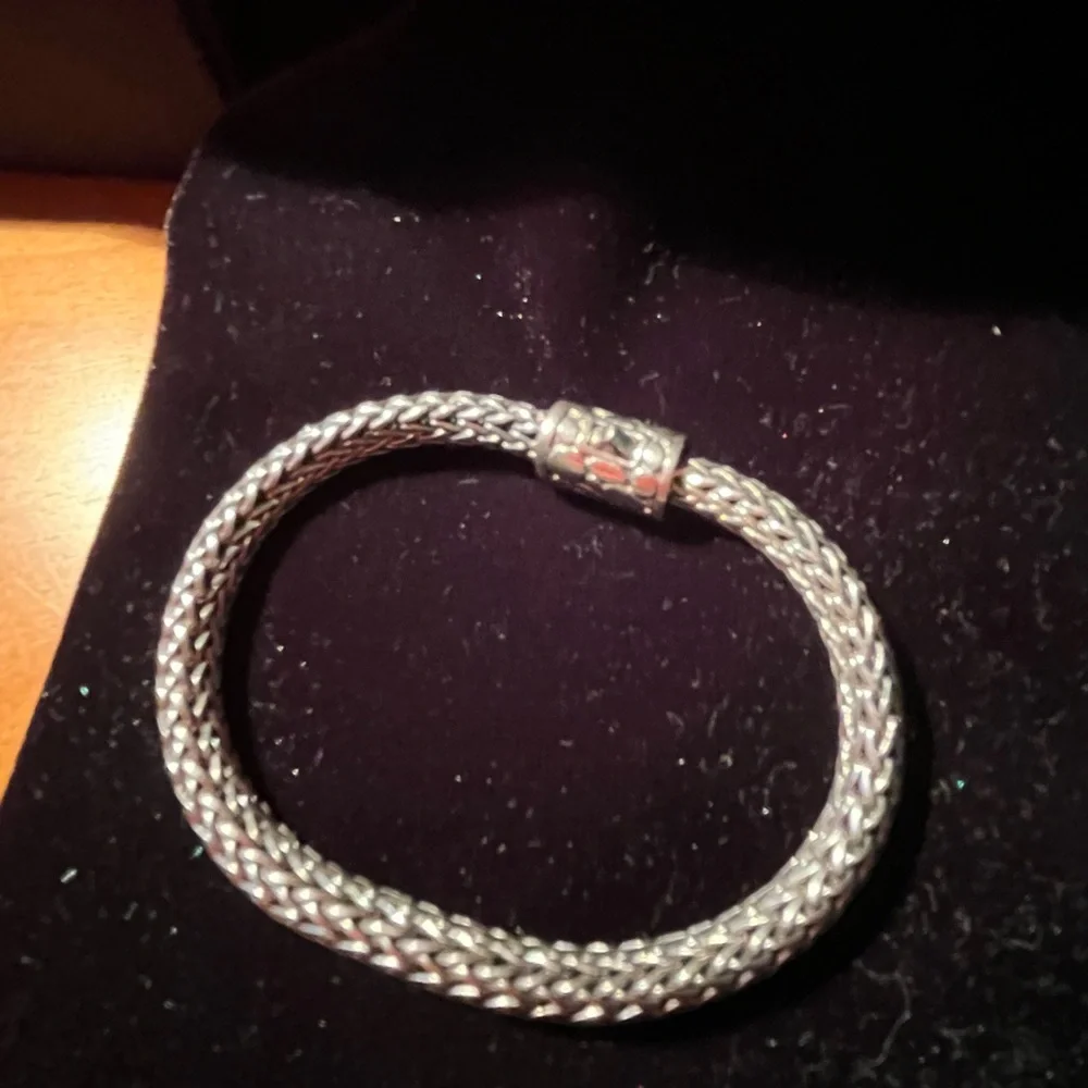 Sterling Silver Braided Bracelet-NWOT - Picture 2 of 9